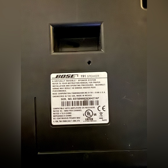 bose virtually invisible 191 In Wall Speakers (pair) - Picture 4 of 7